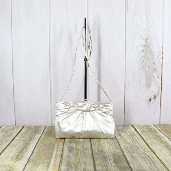 Vintage La Regale Silver Acetate Handmade Purse Evening Bag - Picture 2 of 13